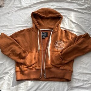 BEU Rust Zip-Up Hoodie